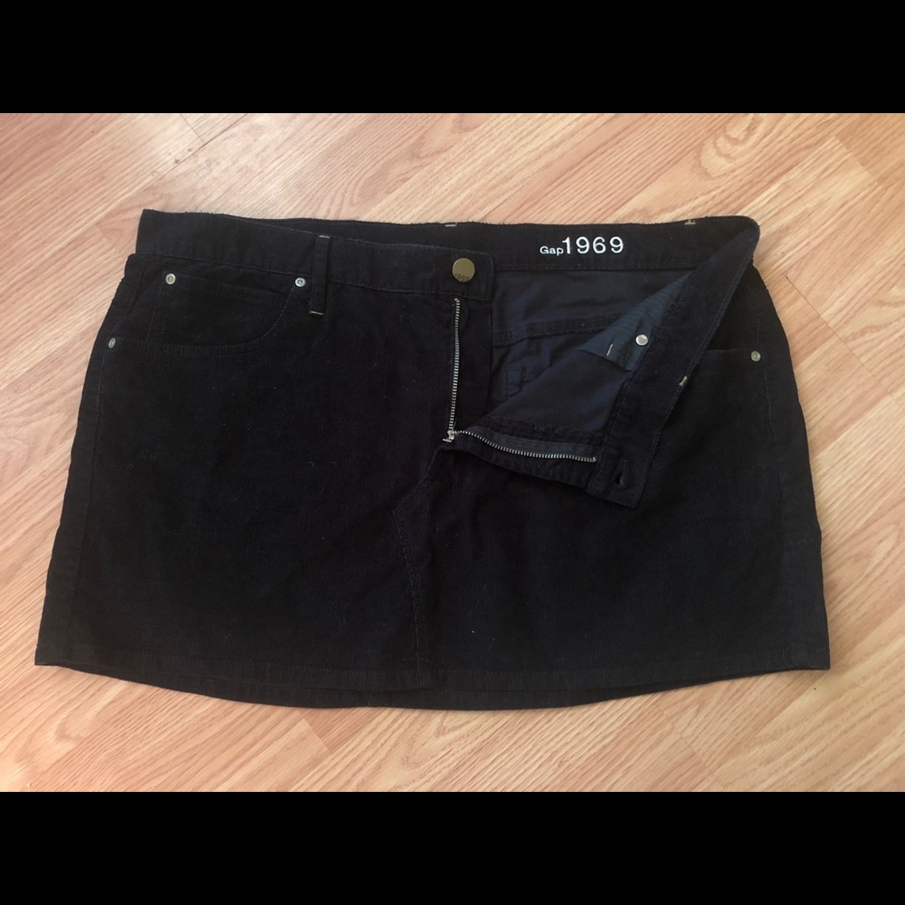 Mini Corduroy Gap Skirt